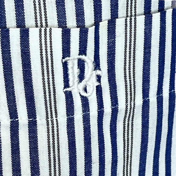 Christian Dior Men's Strped Long Sleeve Casual Dress Shirt - Picture 6 of 9
